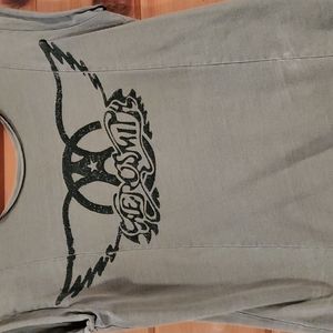 Vintage Aerosmith Crop Top